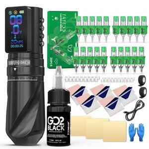 Wireless Pen Ta ttoo Kit Supplies for Beginners
